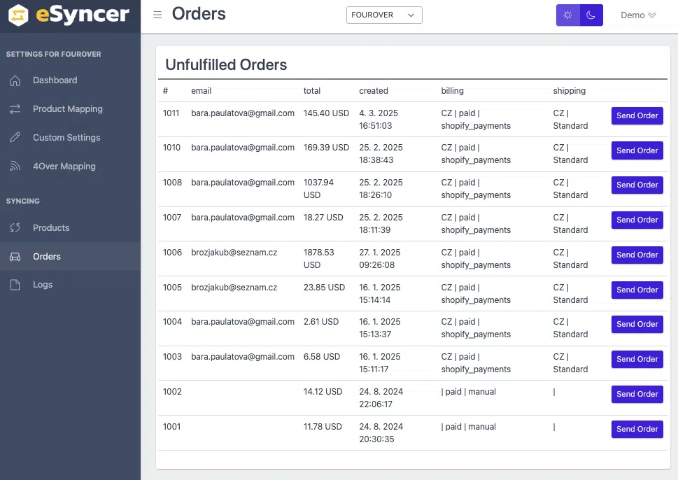 Dropshipping management